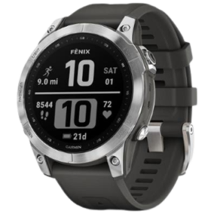 Đồng hồ thông minh Garmin Fenix 7 – Silver with Black Band- Chính hãng